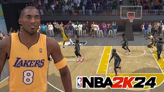 This KOBE BRYANT BUILD with 92 MIDRANGE amp 85 POST CONTROL is single handily CARRYING THE REC CENTER [upl. by Esirehs638]