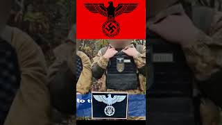 Reichsadler on the Ukrainian soldier shortsvideo [upl. by Cnahc568]