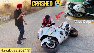 Hayabusa Crash 2024😱 Training back workout❤️ in Ladakh😍 [upl. by Mureil693]