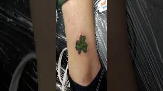 Shamrock Tattoo ShamrockTattoo LuckyInk CelticTattoo IrishSymbolism TattooLuck [upl. by Ynnavoig]