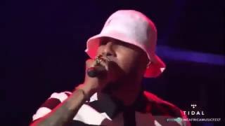 Swizz Beatz and Wizkid on stage at OneAfricaMusicFest [upl. by Ardene]