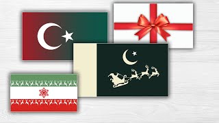 Country Flags in Christmas Style [upl. by Arries]