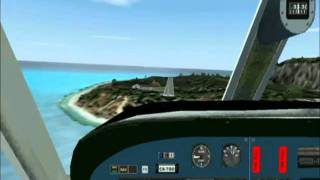 FS2004  Dornier 228 short landing in Corvo [upl. by Zaragoza691]