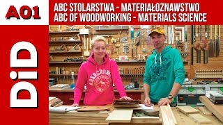 A01 ABC stolarstwa  materiałoznawstwo  ABC of woodworking  materials science [upl. by Girardi339]