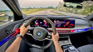 2023 BMW i7 xDrive60  POV Review [upl. by Chappie]