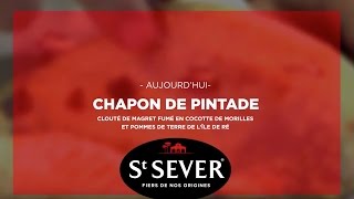 Les Recettes St SEVER  Chapon de Pintade clouté de magret fumé [upl. by Alyssa]