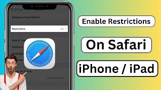 How to Put Restrictions on Safari  iPhone  iPad [upl. by Gut]