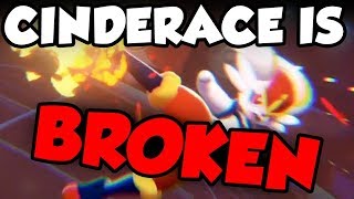 CINDERACE IS THE BEST STARTER IN ALL OF POKEMON Pokemon Sword and Shield Cinderace Moveset [upl. by Schnurr]