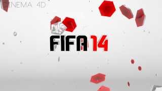 Template 31  Fifa 14 Intro Cinema 4D  After Effects [upl. by Icak]