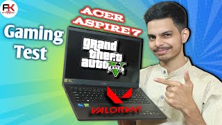 Acer Aspire 7 Gaming Test  By Ankit Entertainment TV [upl. by Corly450]