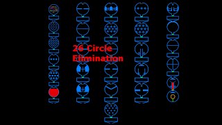 Marble Race 26 Elimination Circle In Algodoo [upl. by Penney]