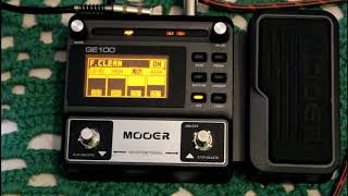 Mooer GE100 efeito shimmer [upl. by Pyszka399]