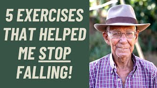 SENIORS OVER 60 5 EXERCISES THAT HELPED ME STOP FALLING [upl. by Nonnad]