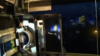 Drivein cinemas threatened by move to digital projection [upl. by Annaeirb71]