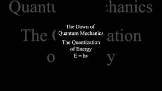 Ehv Quantization of Energy quantummechanics [upl. by Arjan]