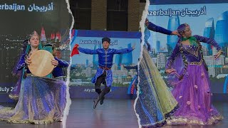 Baku Azerbaijan  Azerbaijan Traditional Dance Luxury Life In UAE Bawadi Mall Alain Abu Dhabi [upl. by Enelyak]