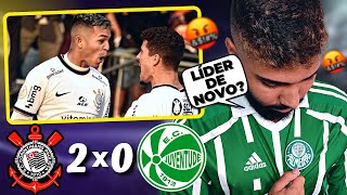 REACT CORINTHIANS 2 X 0 JUVENTUDE  CORINTHIANS VENCE O JUVENTUDE E É O NOVO LÍDER DO BRASILEIRÃO [upl. by Acceber]