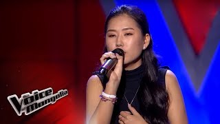 BinderyaB  quotThe Edge Of Glory quot  Blind Audition  The Voice of Mongolia 2018 [upl. by Beaston]