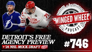 FINAL MOCK DRAFT amp RED WINGS FREE AGENCY PREVIEW  Winged Wheel Podcast  June 27th 2024 [upl. by Keram]