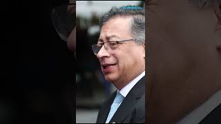 Gustavo Petro presidente de Colombia arriba a San Lázaro y da declaraciones [upl. by Mccreary]