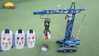 LEGO Technic 42042 B model  RC Motorized Mobile Tower Crane ultimate by 뿡대디 [upl. by Salim]