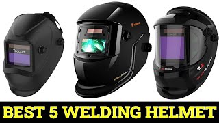 TOP 5 Best Welding Helmet 2024 buying guide [upl. by Leahcimdivad]