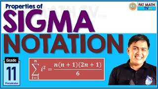 Properties of Sigma Notation  Precalculus [upl. by Yauqram]