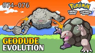 How To Evolve Geodude Into Graveler And Golem In Pokemon Fire Red amp Leaf Green  Kanto Pokedex [upl. by Munshi]