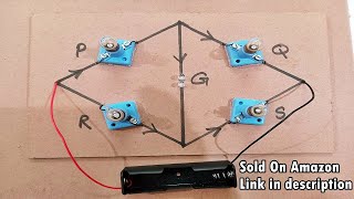 Wheatstone bridge physics project [upl. by Asiak]