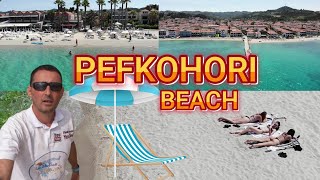 Nešto o gradskoj plaži PEFKOHORIHalkidikiGrčka hellasheavenspefkohorihalkidiki [upl. by Grounds]