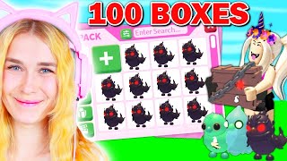 Opening 100 HALLOWEEN CHICK BOXES In Adopt Me Roblox [upl. by Darrow]