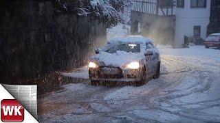 Wintereinbruch im RheingauTaunusKreis [upl. by Ferino622]