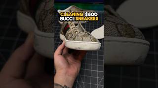 How To Clean Gucci Ace Sneakers [upl. by Servetnick]