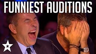 TOP 10 FUNNIEST Auditions And Moments EVER On Britains Got Talent  Got Talent Global [upl. by Tullusus]