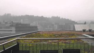 20110707 Heftiges Gewitterwmv [upl. by Monica]