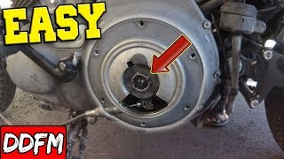 How To Quickly Adjust Your Sportsters Clutch [upl. by Yelda221]