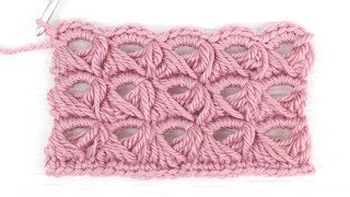 Broomstick Lace Crochet Stitch Tutorial [upl. by Saile]