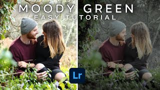 Moody Green Editing Tutorial  Lightroom Mobile\Pc  Easy Tutorial [upl. by Figge]