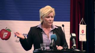 Siv Jensen om tidlig ultralyd [upl. by Westhead]