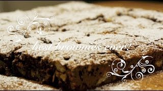 Recipe Best Brownies ever with caramelized nuts [upl. by Bernette]