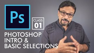 Basic Selections  Adobe Photoshop for Beginners  Class 1 Eng Sub [upl. by Winnie915]