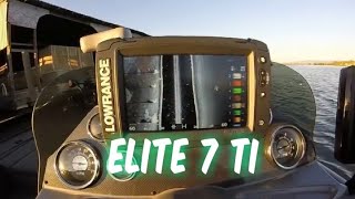 LOWRANCE ELITE 7 TI SETTINGS [upl. by Held]