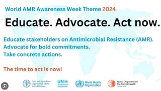 WAAW 2024 Educate Advocate Act Now antibiotics bacteria antibioticresistance microbiology [upl. by Ailaht60]