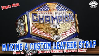 Customising a WWE United States Replica [upl. by Kreiner328]