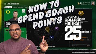 Master How To Spend Coach Points In College Football 25 Dynasty Mode [upl. by Rehsa]