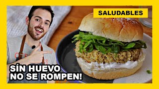 🔶 Como hacer HAMBURGUESAS de LENTEJAS y avena FACIL receta vegana [upl. by Juliann939]