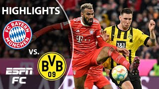 Bayern Munich vs Borussia Dortmund  Bundesliga Highlights  ESPN FC [upl. by Aikehs]