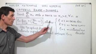 Analiza matematica  Anul I facultate  Serii numerice  criterii de convergenta  partea 3 [upl. by Aisatna]