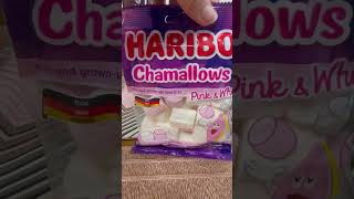 🌈HARIBO CHAMALLOWS PINK ampWHITE MARSHMALLOW asmr marshmallow delicious viral shorts [upl. by Cassella76]