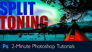 Split Toning Technique in Photoshop  Photoshop Tutorial [upl. by Ardnnaed]